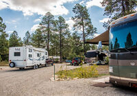 Sites will accommodate various sizes of RV's.