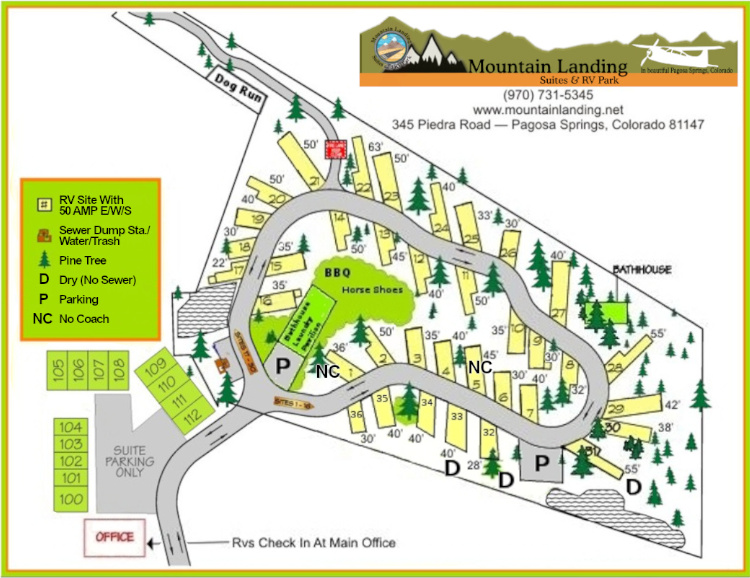 Mountain Landing Suites &amp; RV Park | Pagosa Springs, CO | Hotel, Lodging ...